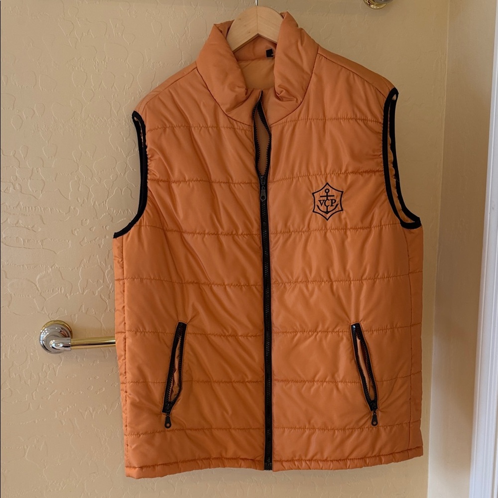 Veuve Quilted Vest with Black Trim